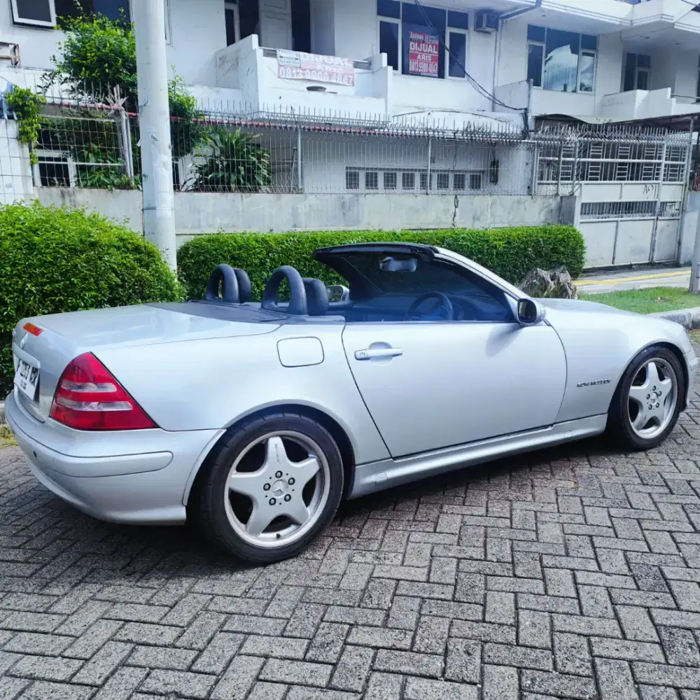 Mercedes Benz slk 230 nik 2001 silver convertible