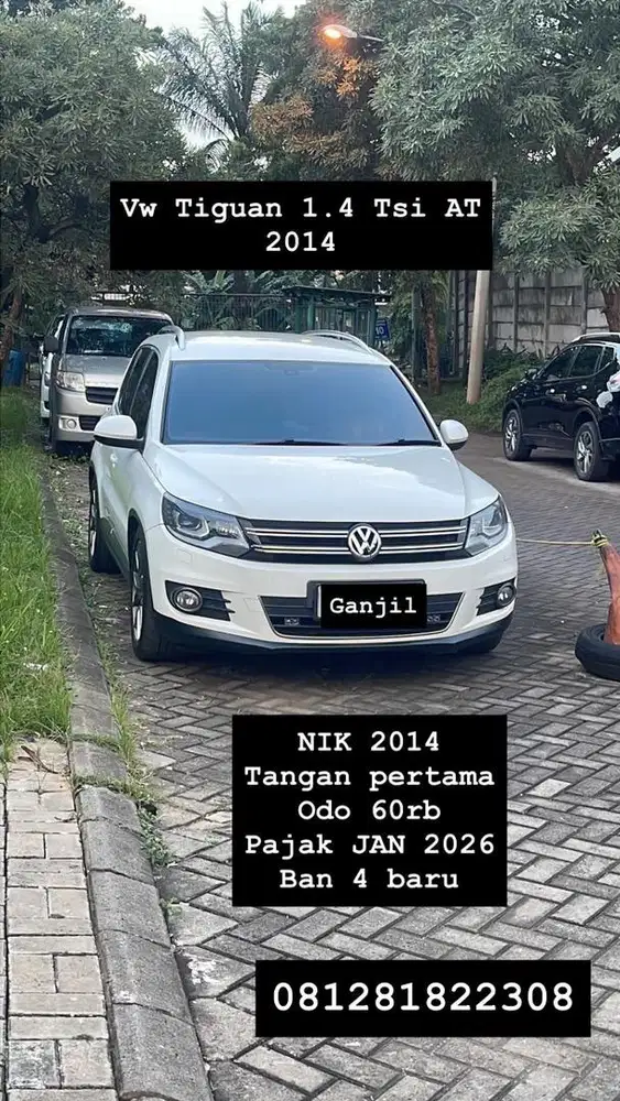 Jual cepat! Vw tiguan 1.4 tsi hi line at 2014 siap pakai
