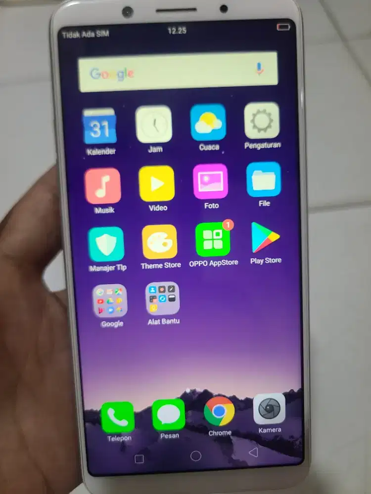 Dijual oppo F5 ram 4/32 bekas pakai sendiri mulus original normal