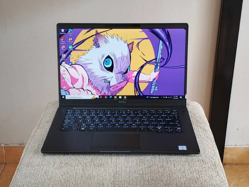 Laptop bekas dell Normal Mulus core i5 Ram 8 SSD 256 backlight