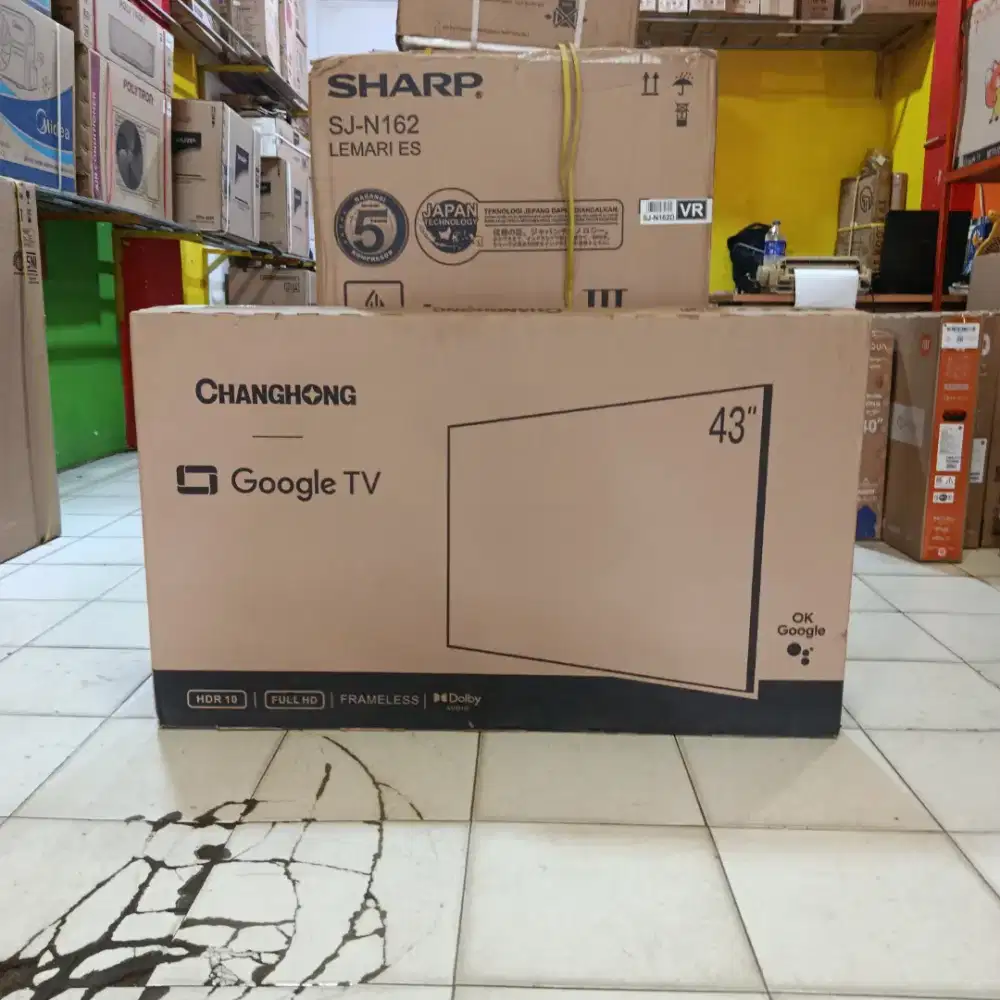 CHANGHONG GOOGLE TV 43 INCH PROMO TERBATAS BISA KREDIT TANPA DP