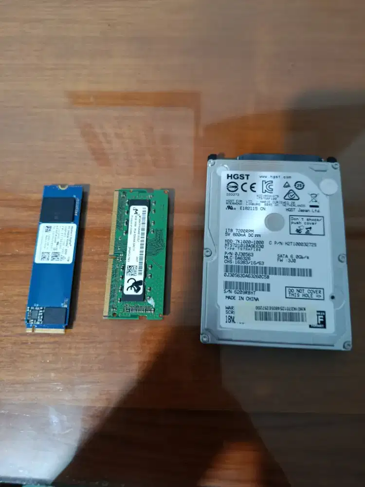 Hardisk hgst 1 TB Dan Ram