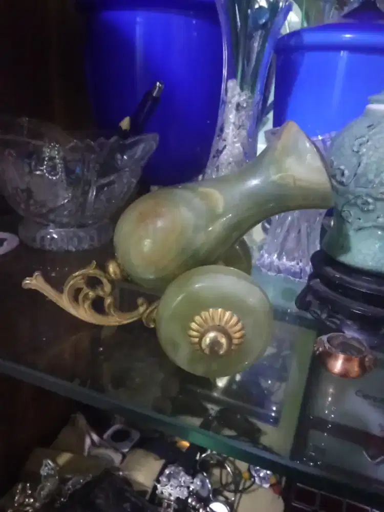 Pajangan Meriam Batu ijo