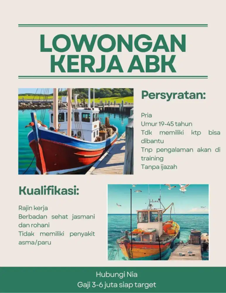 Loker abk kapal (cimahi utara)