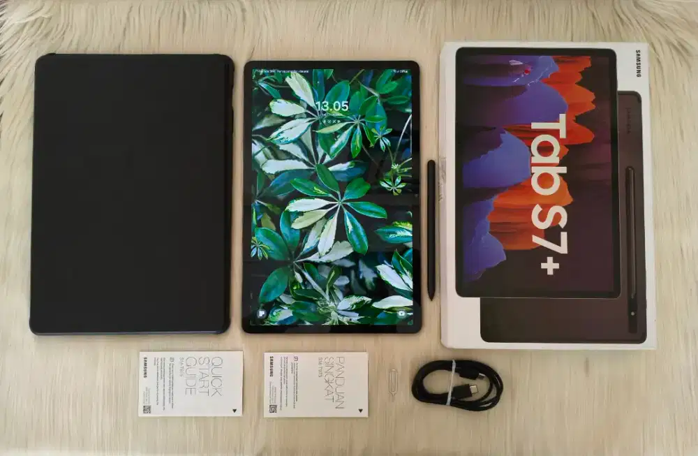 Samsung Galaxy Tab S7+ Plus 8/256 LTE T975 - Fullset, Ex Garansi Resmi