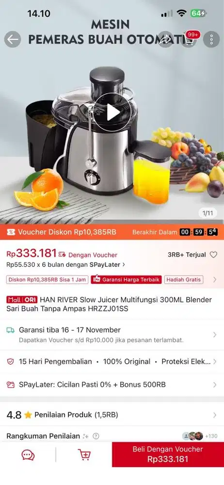 Juicer baru new