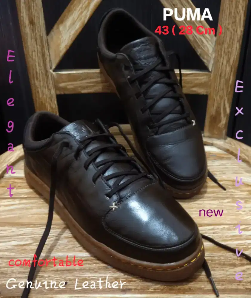 PUMA 43, OriginaL, Asli KuliT, Elegan, Eksklusif, Cakep, Nyaman