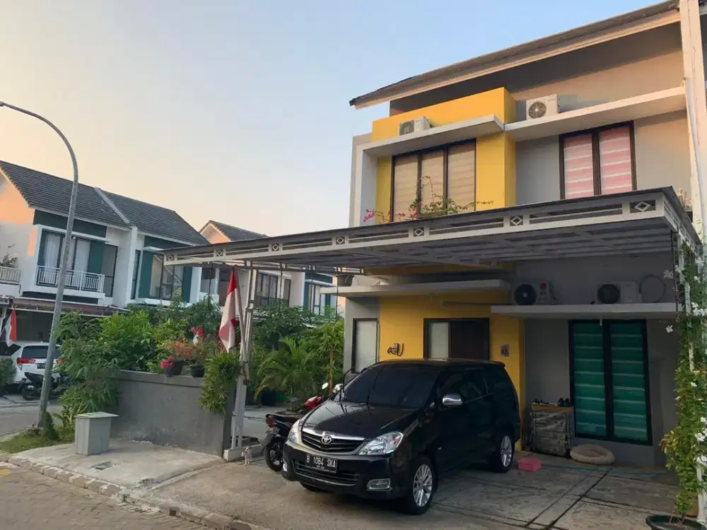 RUMAH Cluster Imperial Terrace SEPATAN Tangerang Tanah besar