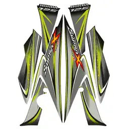 STRIPING LIST HONDA SUPRA X 125 D TAHUN 2010 & 2011