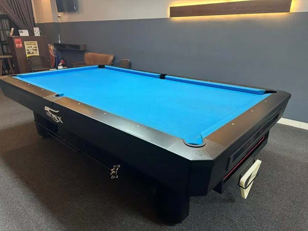 Dijual meja Billiar 9 feet ailex baru 1 tahun