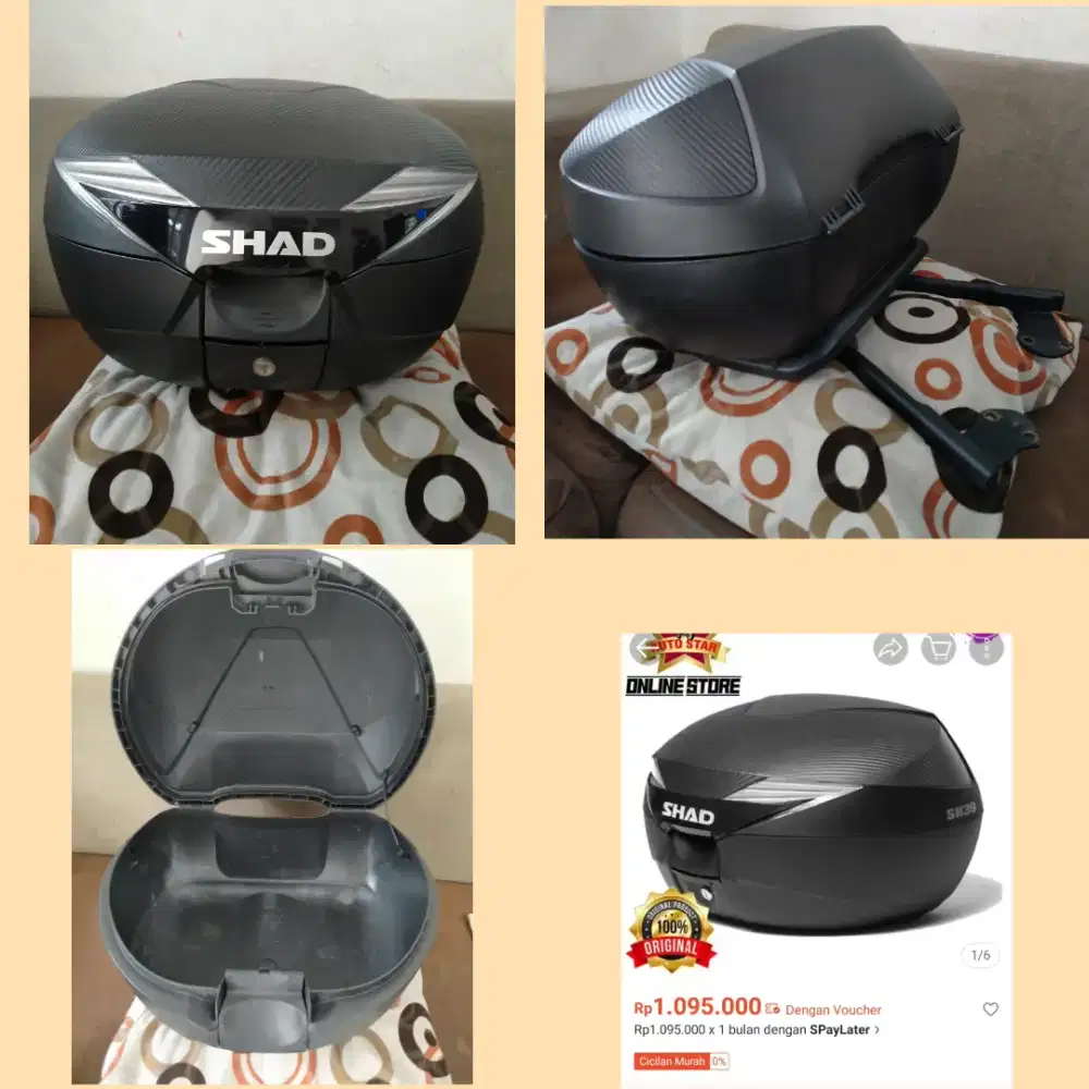 Box Motor Shad SH39 Carbo with braket