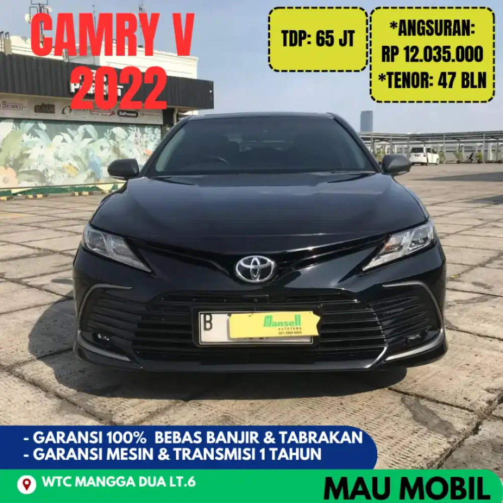 Camry V 2021/2022/2023 Hitam, KM 50rb