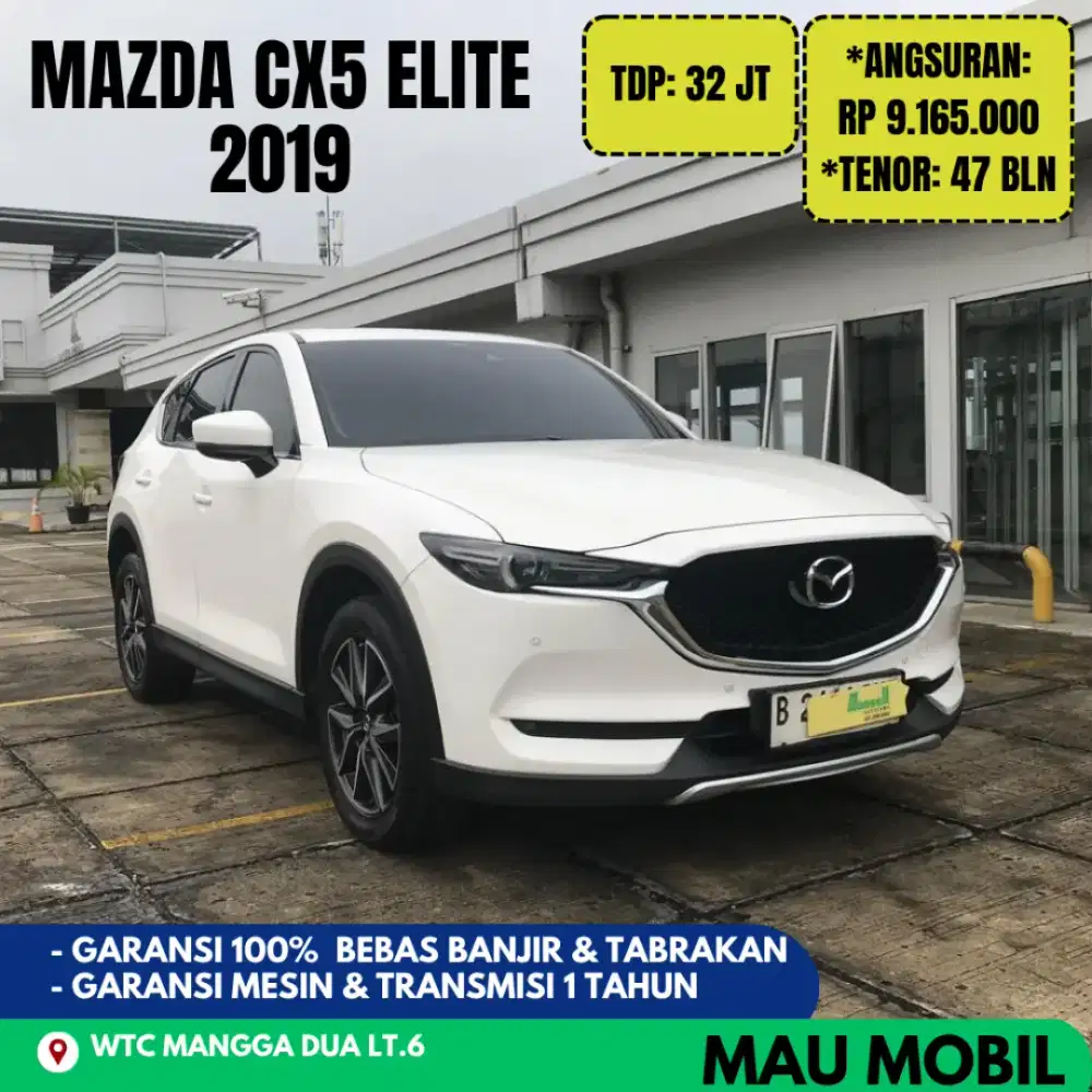 KM 50rb, Mazda CX5 Elite 2019/2020 Putih