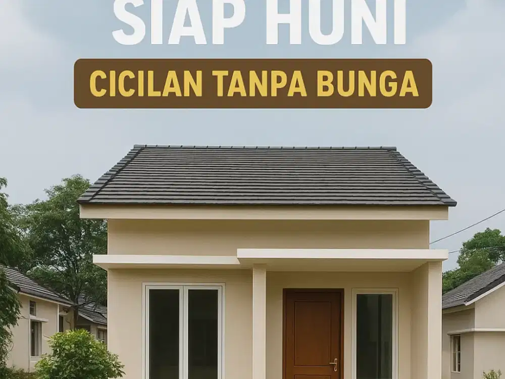 Cicilan Tanpa Bunga Rumah Siap Huni di Kemang Bogor SHM Ready