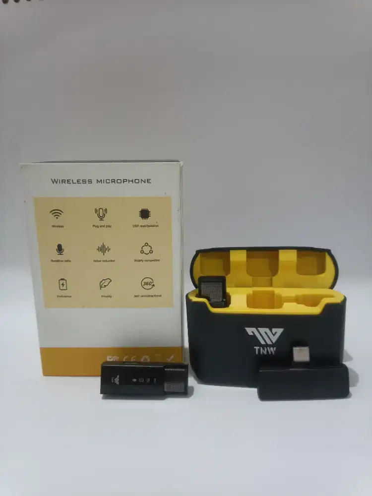 Mic buat Ngonten, TNW A9 Pro type C lengkap dus ada