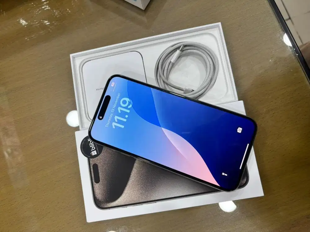 Iphone 15 pro max 256gb bh90% ex resmi