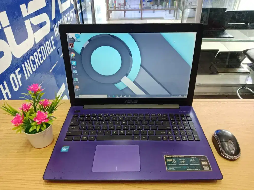 LAPTOP SEKOLAH ASUS X553M RAM 2GB HDD 500GB SIAP PAKAI
