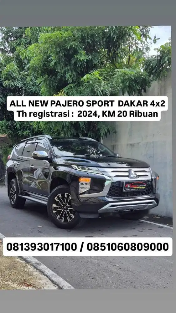 ALL NEW PAJERO SPORT  DAKAR 4x2
Tahun registrasi :  2024, km 20 ribuan