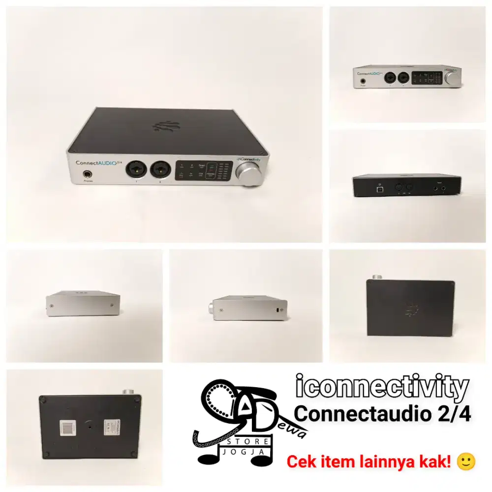 SOUNDCARD RECORDING ICONNECTIVITY CONNECT AUDIO 2/4 sekelas audient