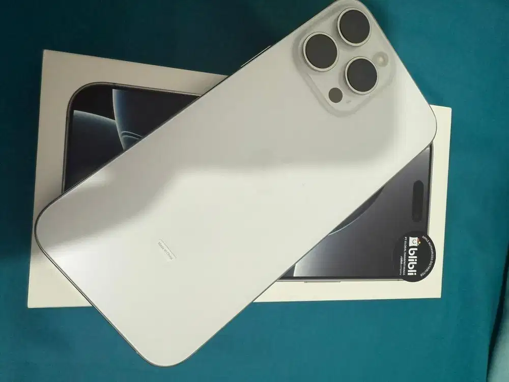 IPHONE 16 PROMAX WHITE BLIBLI CC 17