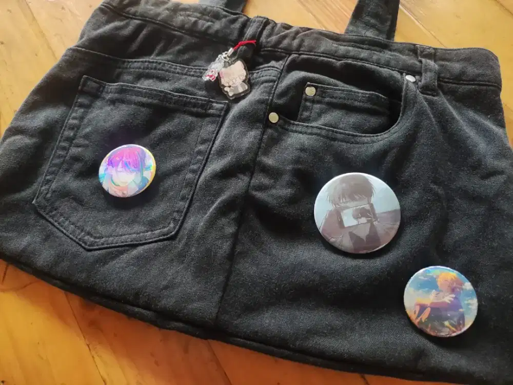 Totebag Jeans Unisex Thrifting