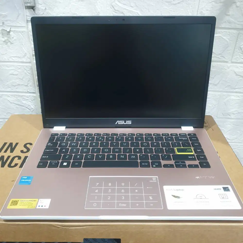 Cash / Kredit Laptop Asus Vivobook E410KA Rose Pink Ram 8 GB SSD Resmi