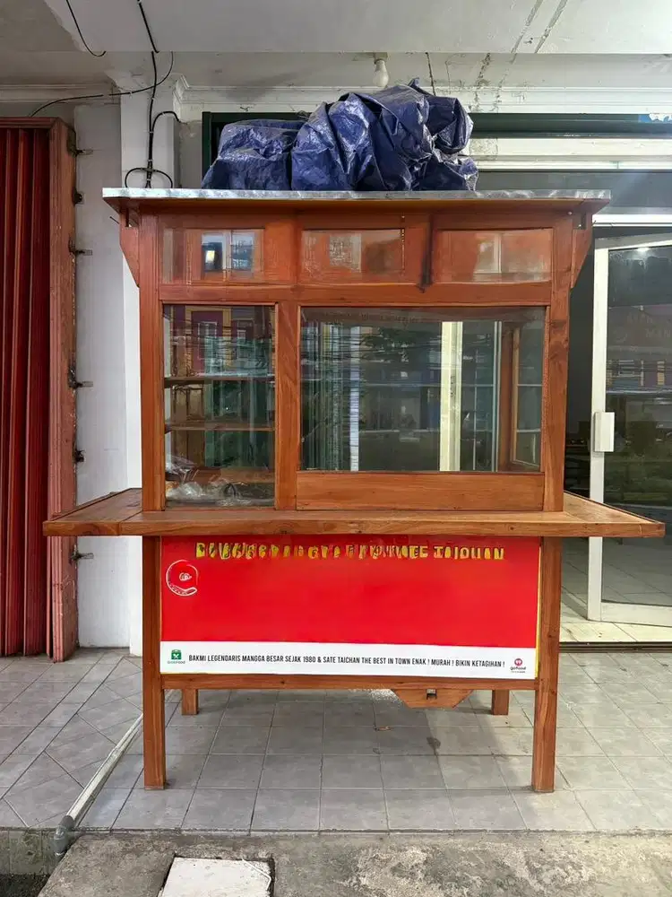 Gerobak kayu baru pakai 3bulan