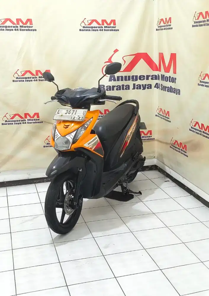Ready Honda Beat fi Tahun 2013 warna Hitam Orange