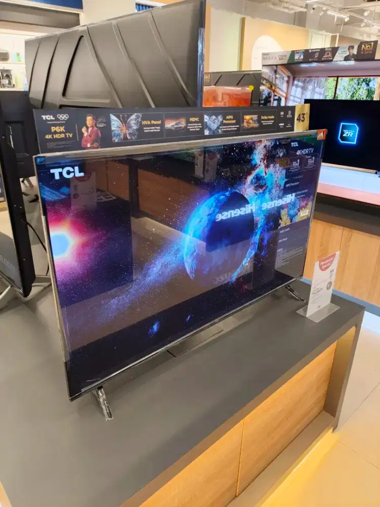 TCL 43 43P6K 4K HDR TV