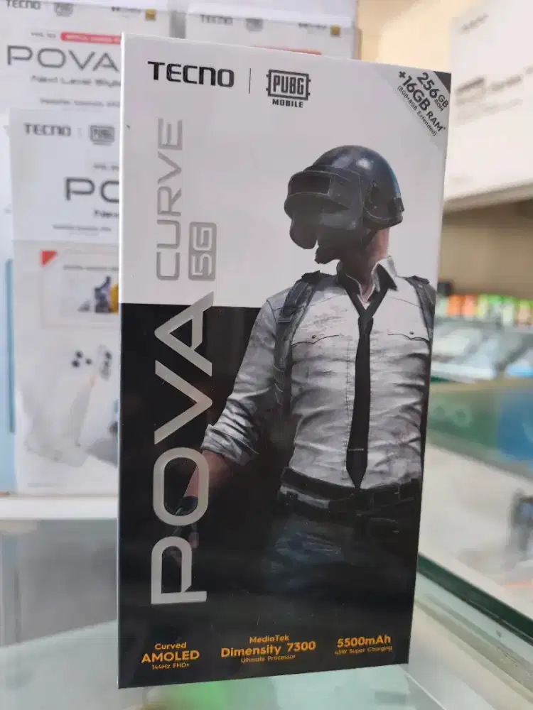 Tecno Pova 7 Curve 5G 8GB+8GB/256GB ,Baru,Segel,Garansi Resmi,Original