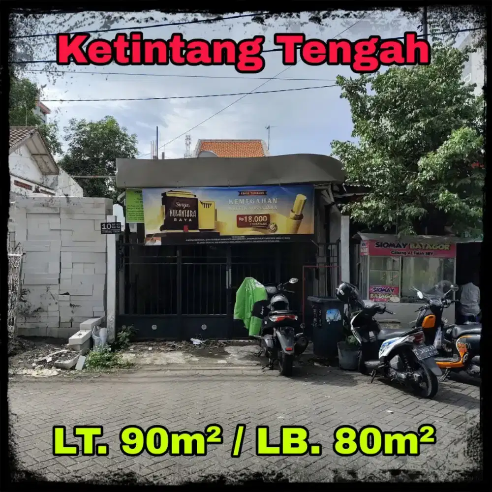 Rumah hitung tanah Ketintang Tengah , Lingkungan Kampus Unesa
