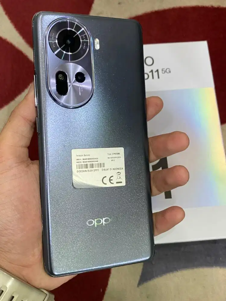 Oppo reno 11 5G 8/256 fullset mulus