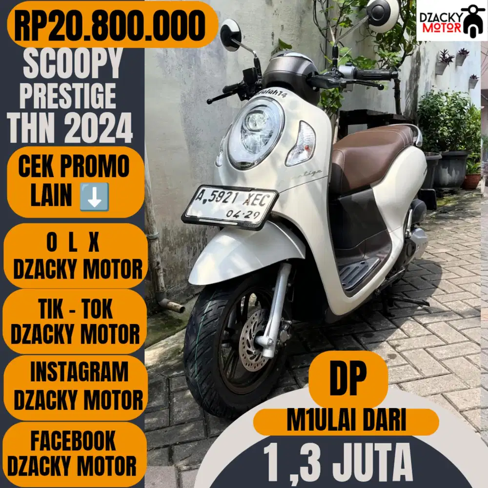 SCOOPY PRESTIGE 2024  SECOND LIKE NEW