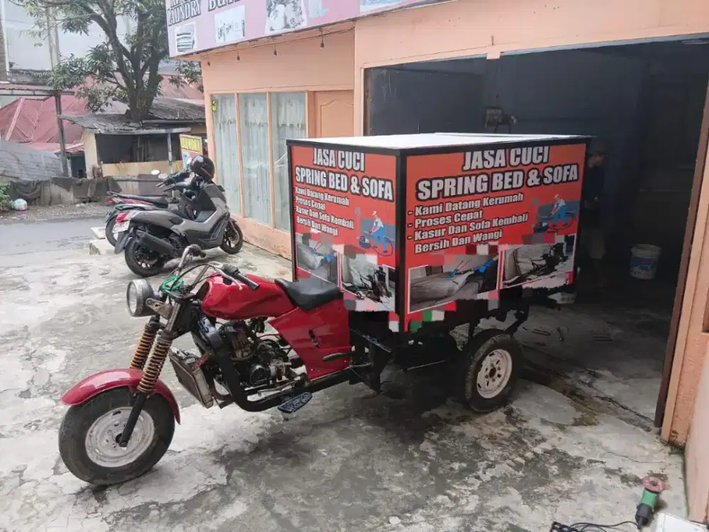 Motor viar roda tiga