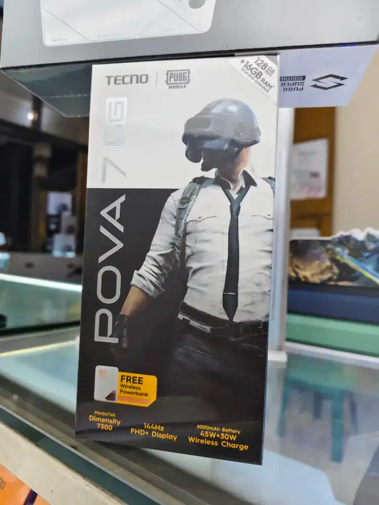 Tecno Pova 7 5G 8GB+8GB/128GB ,Baru,Segel Box,Garansi Resmi,Original