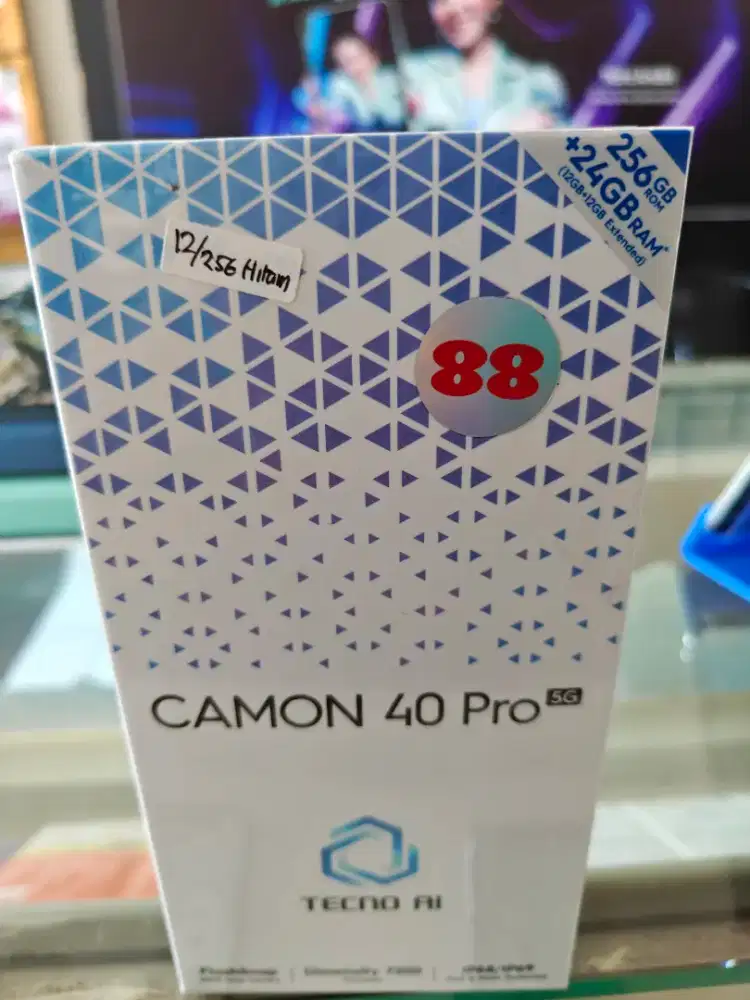 Tecno Camon 40 Pro 5G 12GB+12GB/256GB ,Baru,Segel,Garansi,Original