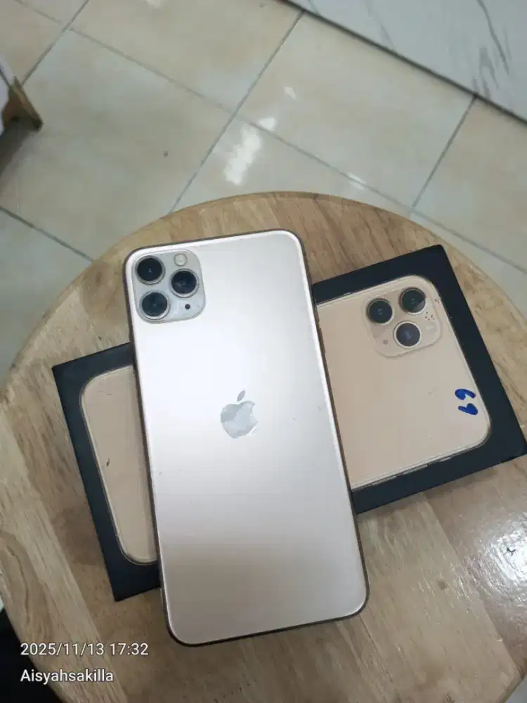 IPHONE 11 PROMAX 64GB EKS INTER BH 94% GOLD (ALL OPERATOR)