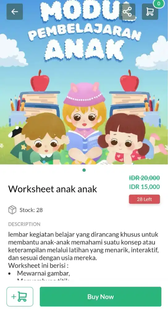 Produk digital anak anak