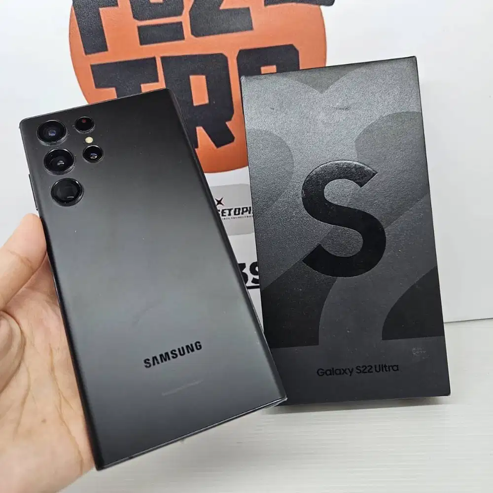 Samsung S22 Ultra Black 12/256GB FULLSET Mulus No Minus Ex Sein