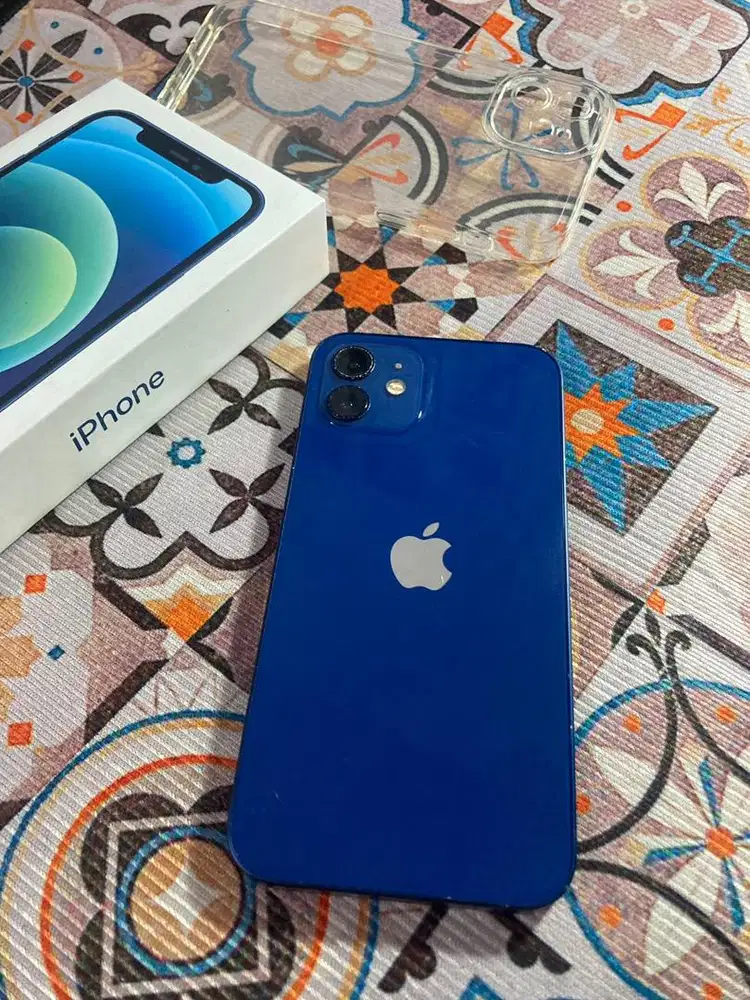 iPhone 12 128gb biru normal all operator