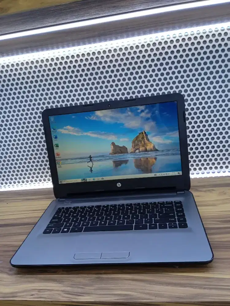 Bismillah Laptop HP14-AN029AU AMD A4-7210U Ram 6GB SSD128GB Hardisk500