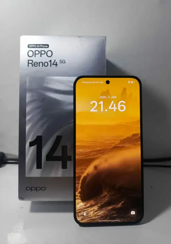 OPPO RENO 14 5G RAM 12+12/256GB ORIGINAL MULUS NOMINUS LIKE NEW