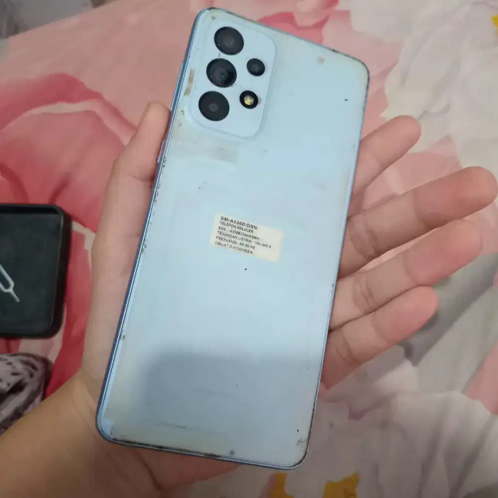 Jual samsung galaxy A33 8GB/128GB MULUS LECET PEMAKAIAN lengkap dus