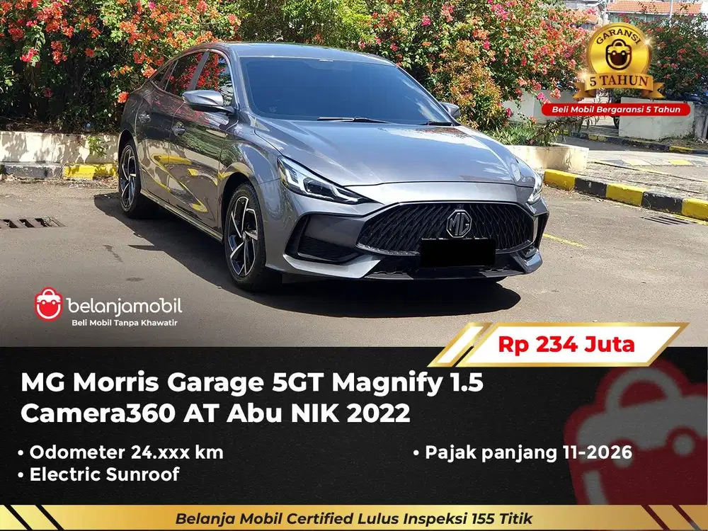 [ GARANSI 5TH ] MG Morris Garage 5 GT 5GT Magnify 1.5 2022/2023