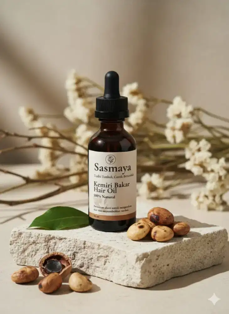 Minyak Kemiri Bakar Alami 100%