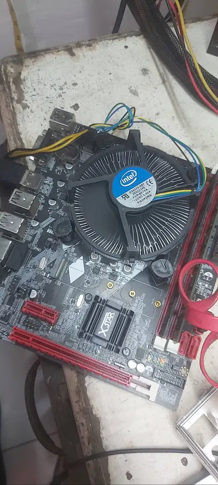 Paketan Core I5 2400 + Mobo X-Star H61 + Ram 8 GB Dual Channel+fan bru