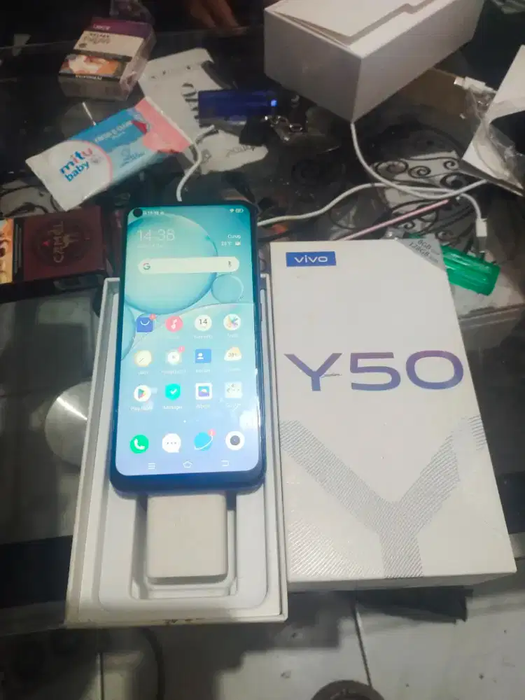 Vivo Y50 8/128 Fullset Mulus