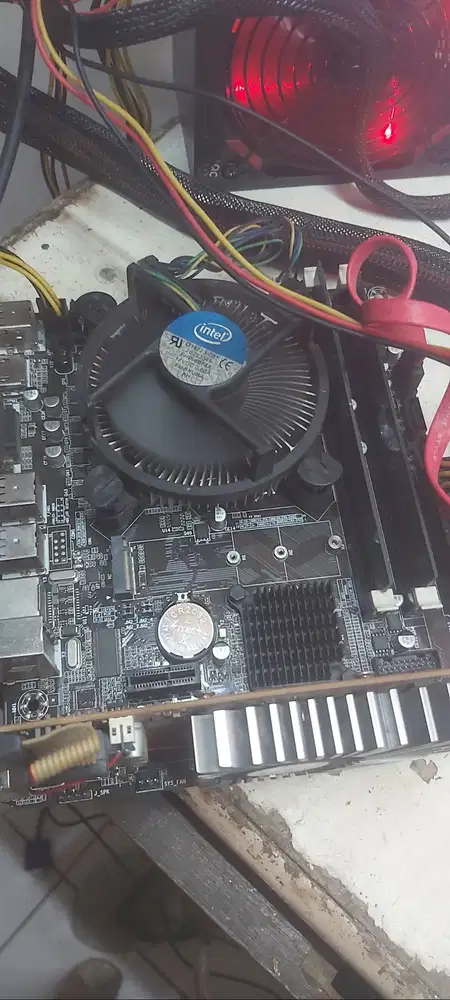 mobo  Blackpanther + Core I7 870 + Fan original + ram 8GB Dual Chanell