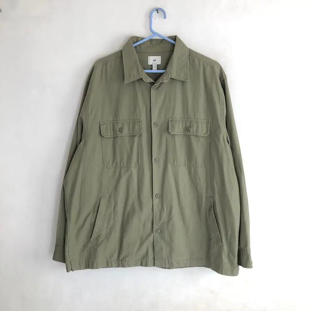 H&M Green OG Overshirt jacket uniqlo zara