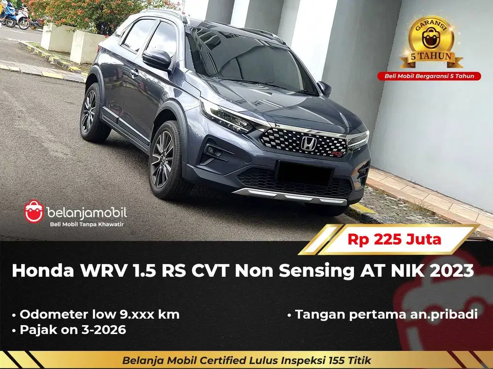 [ GARANSI 5TH ] Honda WR-V WRV WR V 1.5 RS CVT Non Sensing 2023/2024